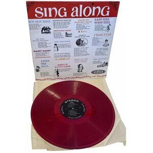 Unknown Artist Sing Along (Rec Vinyl, 1959) Crown Records 150 Good+ LP Record